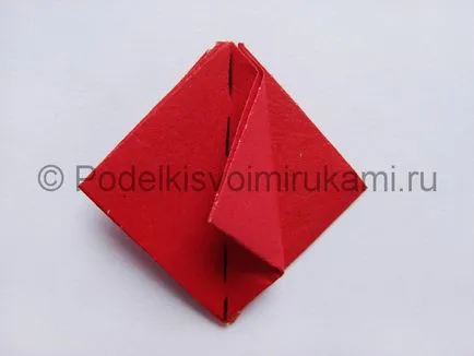 Hogyan lehet a papír tulipán a kezükből (tulipán) Hogyan lehet a papír tulipán a saját kezét