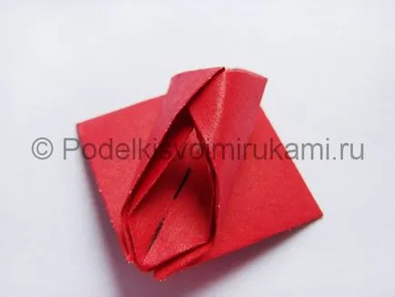 Hogyan lehet a papír tulipán a kezükből (papír) Hogyan lehet a papír tulipán a saját kezét
