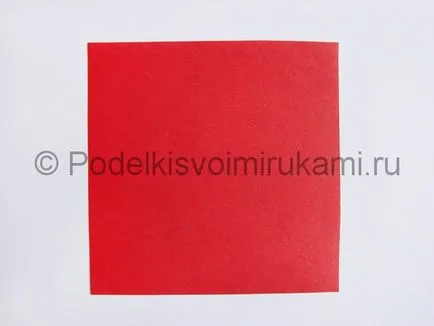 Hogyan lehet a papír tulipán a kezükből (saját) Hogyan lehet a papír tulipán a saját kezét
