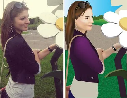Hogyan készítsünk egy vektor képet a Photoshop