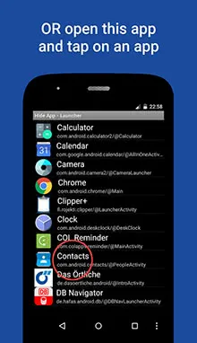 Hogyan lehet elrejteni az alkalmazást az Android, az ikon
