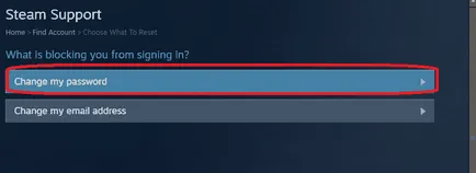 Hogyan változtassuk meg a jelszavát a Steam
