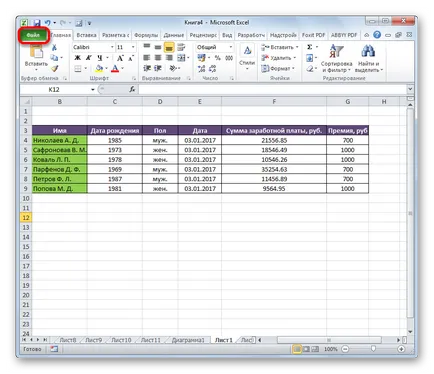 Hogyan Védelem excel fájl