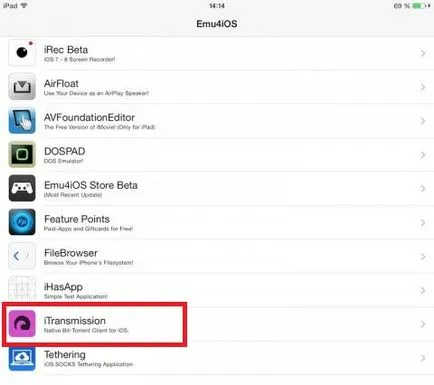Hogyan kell telepíteni a torrent ipad