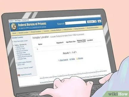 Hogyan találjuk meg, hogy egy személy bebörtönzött (site a Szövetségi Hivatal) Hogyan találjuk meg, hogy egy személy egy börtön