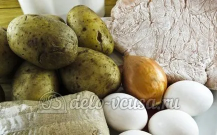 Zrazy burgonya csirke recept lépésről lépésre
