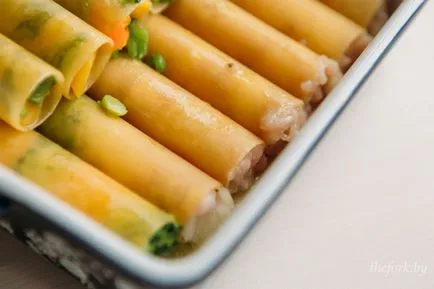 Cannelloni darált kedvelt receptek lépésről lépésre fotók