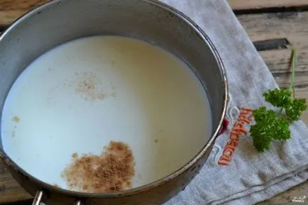 Burgonya mártással - besamel - lépésről lépésre recept fotók