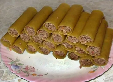 Cannelloni darált kedvelt receptek lépésről lépésre fotók