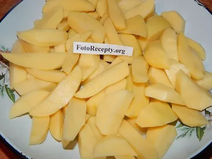 Burgonyával, fokhagymás sütőben főzni - lépésről lépésre receptek fotókkal otthon