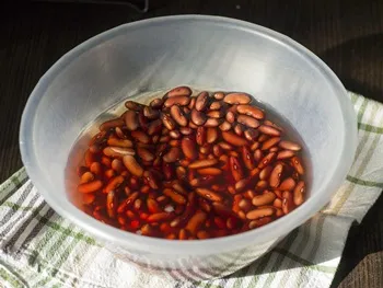 Vörös bab csirke - recept lépésről lépésre fotók