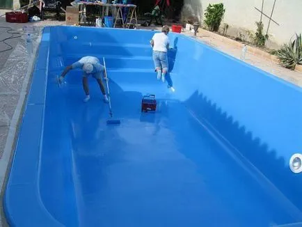 Festék uszoda - jellemzői, tulajdonságai és alkalmazási technika