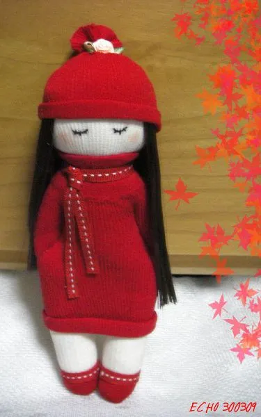 Doll saját kezűleg a zokni, fotó, oktatás
