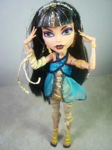 Monster high baba Cleo de Nile beszámolót fotókkal (fotó) Monster high baba Cleo de Nile felülvizsgálat fotókkal