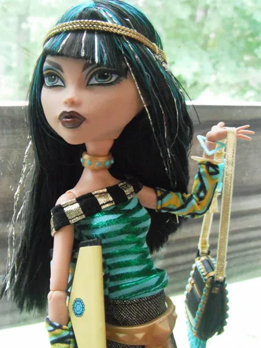 Monster high baba Cleo de Nile beszámolót fotókkal (baba) Monster high baba Cleo de Nile felülvizsgálat fotókkal