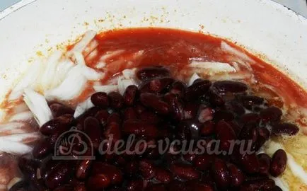 Csirke babbal recept lépésről lépésre (18 fotó)