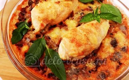 Csirke babbal recept lépésről lépésre (18 fotó)