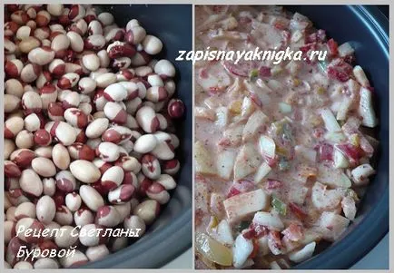 Csirke babbal recept