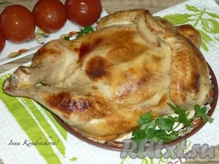 Csirke töltött palacsinták - recept fotókkal