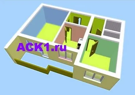 Apartman egy tervet, hogy válasszon