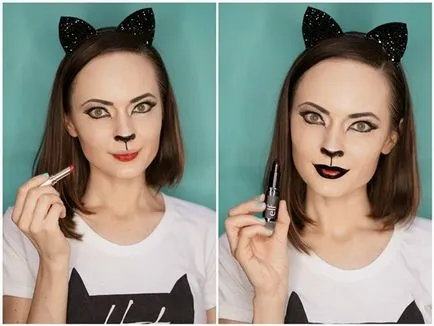 Smink Halloween nők, gyermekek és a lányok otthon, hogyan lehet a saját kezét (gyermek) Smink Halloween otthon a lányok, és a lányok, hogyan lehet a saját kezét