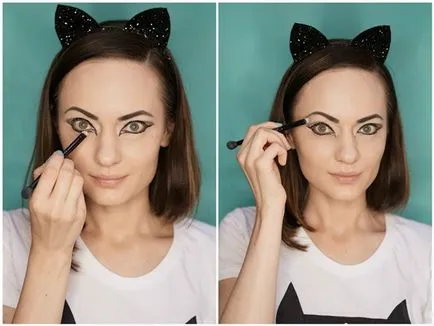 Smink Halloween nők, gyermekek és a lányok otthon, hogyan lehet a saját kezét (gyermek) Smink Halloween otthon a lányok, és a lányok, hogyan lehet a saját kezét