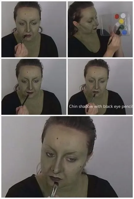 Smink Halloween nők, gyermekek és a lányok otthon, hogyan lehet a saját kezét (lányok) Smink Halloween otthon a lányok, és a lányok, hogyan lehet a saját kezét