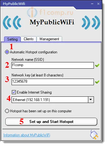 Konfigurálása eloszlása az Internet wi-fi laptop Windows 8 és a Windows 8 (wi-fi) Konfigurálása eloszlása az Internet wi-fi laptop Windows 8 és a Windows 8