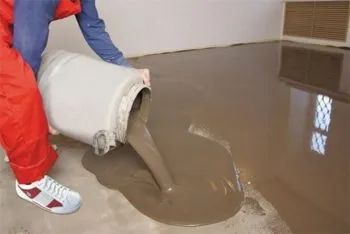 Önterülő padló egy beton esztrich
