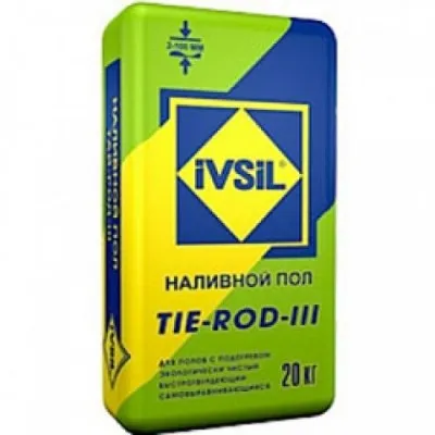 Öntött padlók IVSIL, a fajták