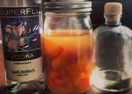 Tinktúra lekvár otthon készült vodka