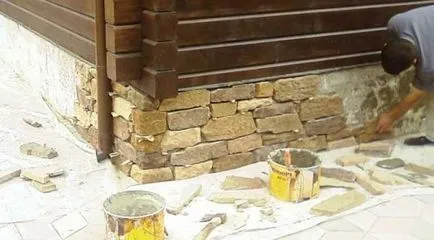 Természetes kő kivitelben az alap típusok előnyeit és hátrányait, fotó és videó utasításokat a telepítéshez (kő) Természetes kő kivitelben az alap típusok előnyeit és hátrányait, egy fotó és videó szerelési útmutató