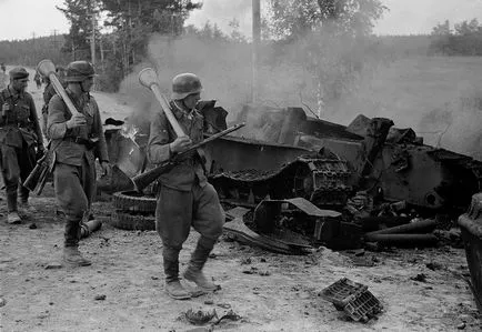 Német páncéltörő gránátot Panzerfaust faustpatron, leírások teljesítmény jellemzők,