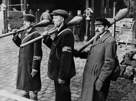 Német páncéltörő gránátot Panzerfaust faustpatron, leírások teljesítmény jellemzők,