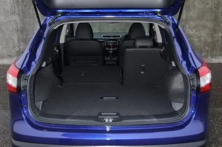 Csomagtartó térfogata Nissan Qashqai méretei, eltávolítja a bélés, szigetelés modell év 2016-2017 (térfogat) Csomagtartó térfogata Nissan Qashqai méretek, eltávolítja a bélés, szigetelés modell év 2016-2017