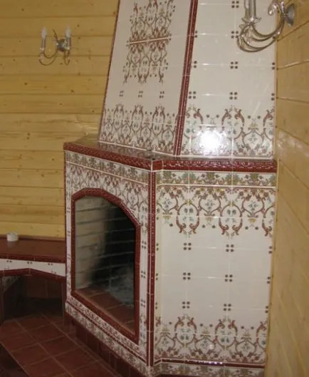 Szembenézni kályhák és kandallók - lehetőségek és képek