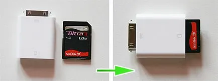 Áttekintés Apple iPad kamera csatlakozó készlet (kapcsolat) Áttekintés Apple iPad kamera csatlakozó készlet