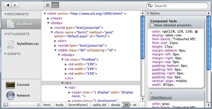 Áttekintés a fejlesztők különböző böngészőkben, javascript (böngészők) Áttekintés a fejlesztők különböző böngészőkben, javascript