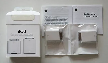 Áttekintés Apple iPad kamera csatlakozó készlet (ipad) Áttekintés Apple iPad kamera csatlakozó készlet