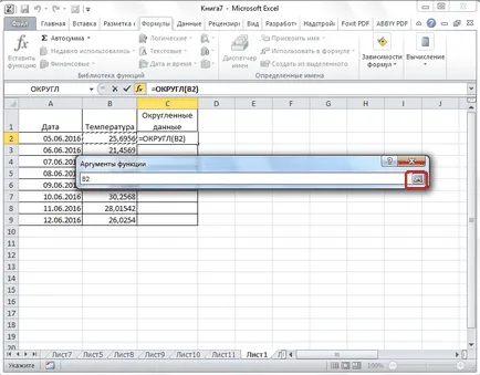 Kerekítés számok excel