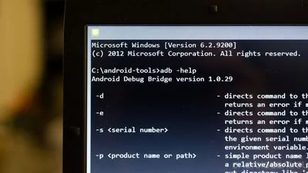 Fő ADB parancsok android