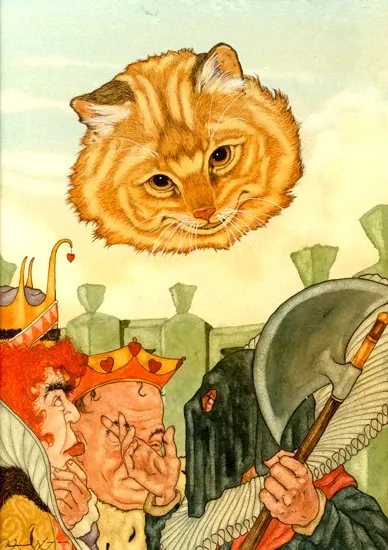 Hol volt a Cheshire macska nagy illusztráció! (Cheshire) Hol volt a Cheshire macska nagy illusztráció!