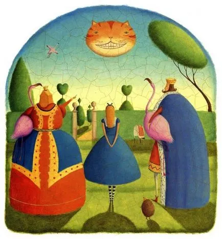 Hol volt a Cheshire macska nagy illusztráció! (Ahol) Hol volt a Cheshire macska nagy illusztráció!