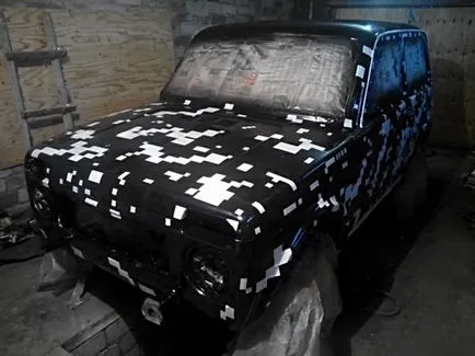 Pixel autó festés