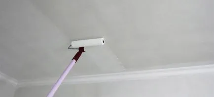 Meszelés a mennyezet kezét