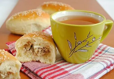 Pite csirkével recept egy fotó