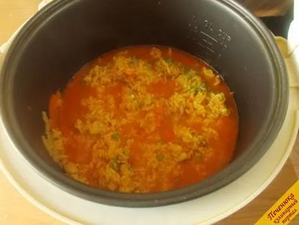 Pilaf a multivarka Polaris (lépésről lépésre recept fotók) (előkészíti pilaf multivarka) Pilaf a multivarka Polaris (lépésről lépésre recept fotókkal)