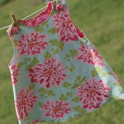 Dress a lányok, hogyan kell varrni a saját kezét, a minták kezdőknek, egyszerű, nyár, keresztelő,