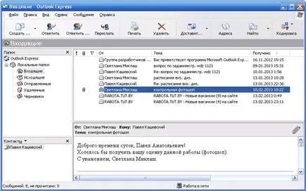 Mail kliens a Microsoft Outlook Express - a wiki a program - web design