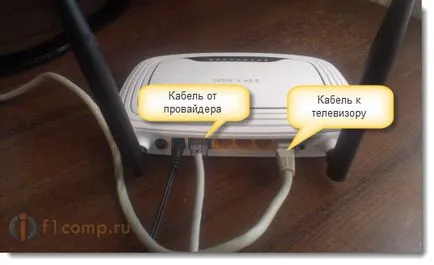 Csatlakoztassa a TV az internethez a hálózati kábelt (lan), számítógépes tippek